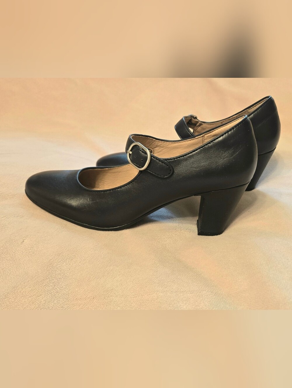 Sofft Navy Blue Mary Jane Shoes Size 9.5 - Picture 3 of 14